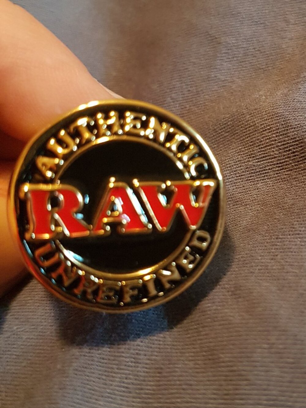RAW Smoking Rolling Papers Championship Ring SIZE 9